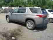2018 Chevrolet Traverse LT Cloth z VIN 1GNEVGKW6JJ108093, wystawiony jako Copart lot #64398255 z przebiegiem 123 146 mil mil oraz Szkoda całkowita • Salvage title. Historia ofert i sprzedaży dostępna na DreamBid. Obrazek 2.