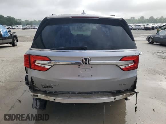 2018 Honda Odyssey Elite with VIN 5FNRL6H95JB097655, listed as a Copart auction lot 63840185 with 158,697 mi miles and Salvage title. Bid and sale history available at DreamBid. Image 6.