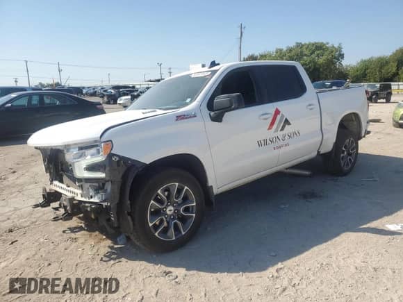 2024 Chevrolet Silverado 1500 RST с VIN 3GCUDEE86RG219300, выставлен на аукционе Copart как лот 84941945 с пробегом 75 671 миль миль и Списание • Salvage title. История ставок и продаж доступна на DreamBid. Изображение 1.