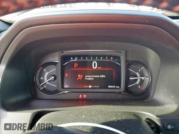 2022 Honda Passport TrailSport with VIN 5FNYF8H60NB004258, listed as a Copart auction lot 69569925 with 58,639 mi miles and Salvage title. Bid and sale history available at DreamBid. Image 9.