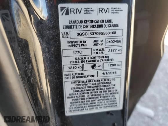 2009 Saturn VUE XR z VIN 3GSCL53709S553168, wystawiony jako Copart lot #75602274 z przebiegiem 286 606 mil mil oraz Szkoda całkowita • Salvage title. Historia ofert i sprzedaży dostępna na DreamBid. Obrazek 13.