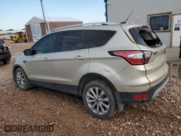 2017 Ford Escape Titanium with VIN 1FMCU9J91HUD60350, listed as a Copart auction lot 67822375 with 149,446 mi miles and Salvage title. Bid and sale history available at DreamBid. Image 2.