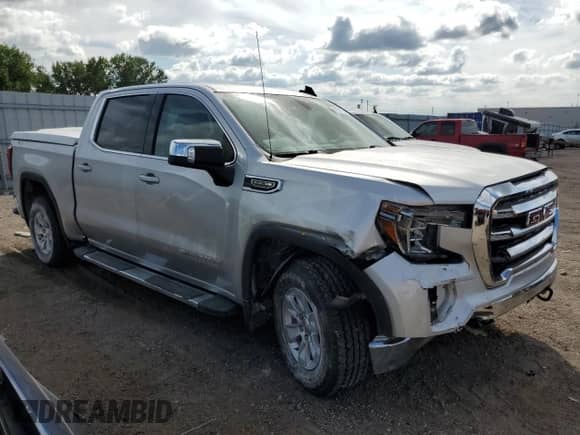 2019 GMC Sierra 1500 SLE z VIN 3GTU9BED7KG255905, wystawiony jako Copart lot #70749295 z przebiegiem Nie podano mil oraz Szkoda całkowita • Salvage title. Historia ofert i sprzedaży dostępna na DreamBid. Obrazek 4.
