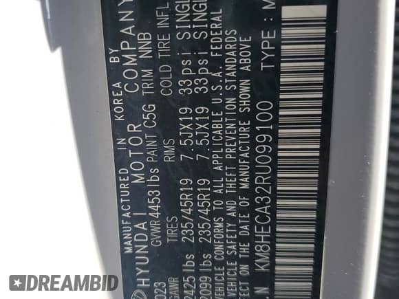 2024 Hyundai Kona Limited с VIN KM8HECA32RU099100, выставлен на аукционе Copart как лот 68426475 с пробегом 31 741 миль миль и Чистый • Clean title. История ставок и продаж доступна на DreamBid. Изображение 12.