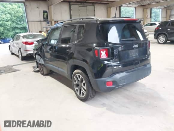 2018 Jeep Renegade Latitude with VIN ZACCJBBB7JPG72072, listed as a IAAI auction lot 42643680 with 132,530 mi miles and . Bid and sale history available at DreamBid. Image 3.