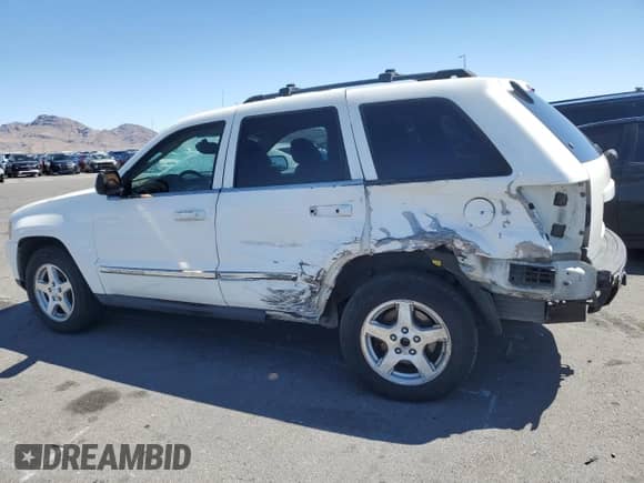 2005 Jeep Grand Cherokee Limited с VIN 1J4HS58N65C512100, выставлен на аукционе Copart как лот 56268925 с пробегом 158 335 миль миль и Списание • Salvage title. История ставок и продаж доступна на DreamBid. Изображение 2.