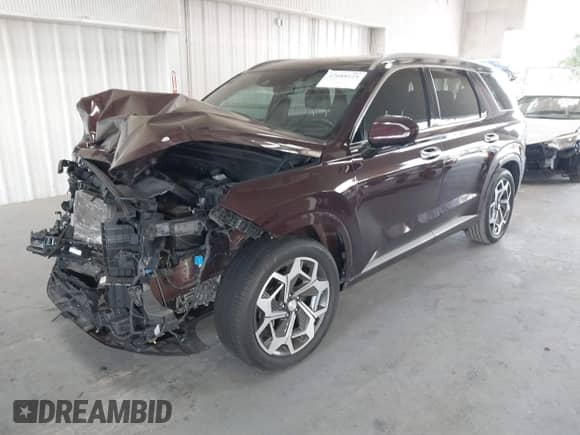 2021 Hyundai Palisade Calligraphy z VIN KM8R74HE0MU319886, wystawiony jako IAAI lot #42688125 z przebiegiem 52 796 mil mil oraz . Historia ofert i sprzedaży dostępna na DreamBid. Obrazek 2.