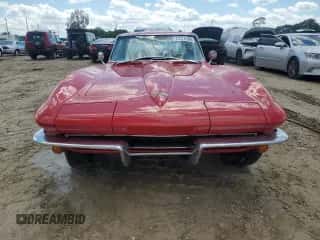 1965 Chevrolet Corvette with VIN 194375S107609, listed as a Copart auction lot 73774104 with Not provided miles and Non repairable. Bid and sale history available at DreamBid. Image 5.
