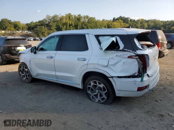 2021 Hyundai Palisade Calligraphy с VIN KM8R7DHE1MU299261, выставлен на аукционе Copart как лот 71283104 с пробегом 76 583 миль миль и Списание • Salvage title. История ставок и продаж доступна на DreamBid. Изображение 2.