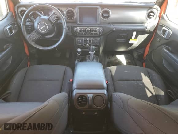 2023 Jeep Wrangler with VIN 1C4JJXN67PW685600, listed as a Copart auction lot 55263975 with Not provided miles and Salvage title. Bid and sale history available at DreamBid. Image 8.