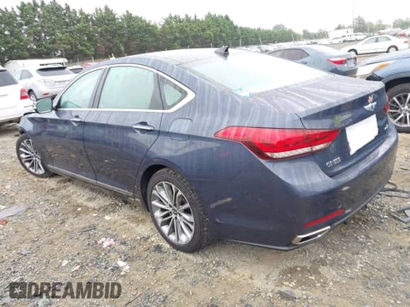 2015 Hyundai Genesis 3.8L with VIN KMHGN4JE4FU044565, listed as a IAAI auction lot 43036782 with 63,898 mi miles and . Bid and sale history available at DreamBid. Image 3.