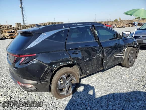 2024 Hyundai Tucson Limited with VIN KM8JFDD29RU163947, listed as a Copart auction lot 86177495 with 16,142 mi miles and Salvage title. Bid and sale history available at DreamBid. Image 3.
