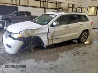 2017 Jeep Grand Cherokee Overland with VIN 1C4RJECG9HC916342, listed as a Copart auction lot 60658285 with 59,470 mi miles and Salvage title. Bid and sale history available at DreamBid. Image 1.