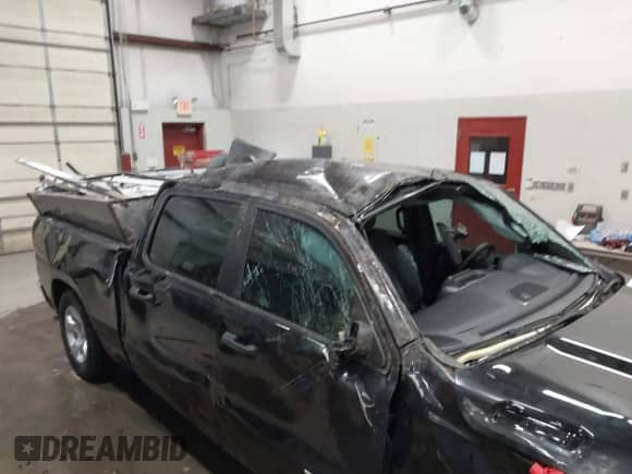 2024 Ram 1500 Big Horn with VIN 1C6SRFMTXRN125763, listed as a IAAI auction lot 41795015 with 10,177 mi miles and . Bid and sale history available at DreamBid. Image 6.