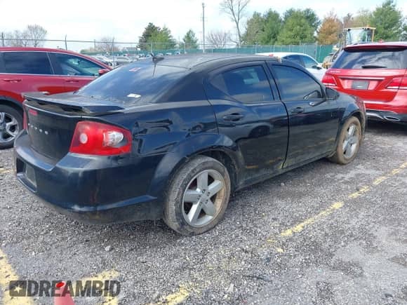 2011 Dodge Avenger Heat with VIN 1B3BD1FG7BN574688, listed as a IAAI auction lot 41918048 with 87,535 mi miles and . Bid and sale history available at DreamBid. Image 4.