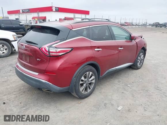 2018 Nissan Murano SV с VIN 5N1AZ2MG4JN163330, выставлен на аукционе IAAI как лот 41729187 с пробегом 94 229 миль миль и . История ставок и продаж доступна на DreamBid. Изображение 4.
