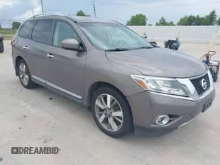 2014 Nissan Pathfinder S with VIN 5N1AR2MNXEC735811, listed as a IAAI auction lot 42904791 with 170,146 mi miles and . Bid and sale history available at DreamBid. Image 1.