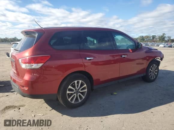 2014 Nissan Pathfinder S with VIN 5N1AR2MN6EC708914, listed as a Copart auction lot 86530865 with 100,981 mi miles and Salvage title. Bid and sale history available at DreamBid. Image 3.
