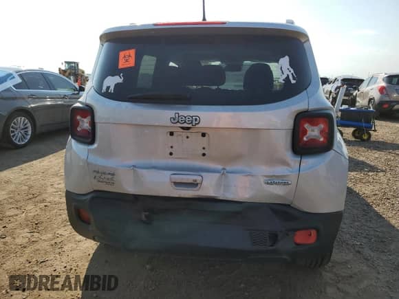 2018 Jeep Renegade Latitude with VIN ZACCJBBB4JPH61064, listed as a Copart auction lot 70741315 with 92,181 mi miles and Salvage title. Bid and sale history available at DreamBid. Image 6.