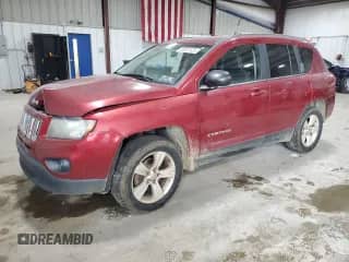 2014 Jeep Compass Sport z VIN 1C4NJDBB0ED784379, wystawiony jako Copart lot #86301525 z przebiegiem 126 860 mil mil oraz Szkoda całkowita • Salvage title. Historia ofert i sprzedaży dostępna na DreamBid. Obrazek 1.