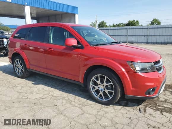 2017 Dodge Journey GT with VIN 3C4PDCEG8HT619700, listed as a Copart auction lot 65761885 with 102,929 mi miles and Salvage title. Bid and sale history available at DreamBid. Image 4.