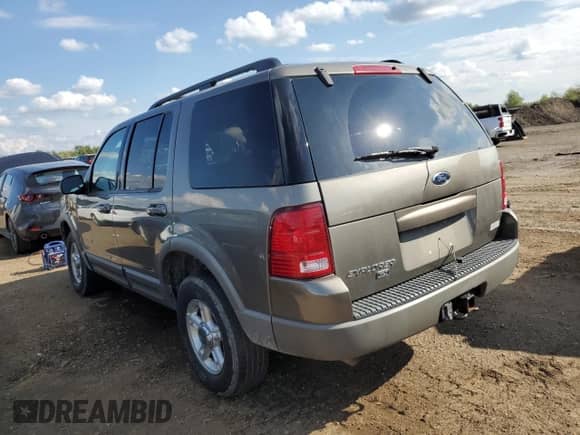2002 Ford Explorer XLT with VIN 1FMZU73E92ZC30982, listed as a Copart auction lot 81602585 with 119,821 mi miles and Salvage title. Bid and sale history available at DreamBid. Image 2.