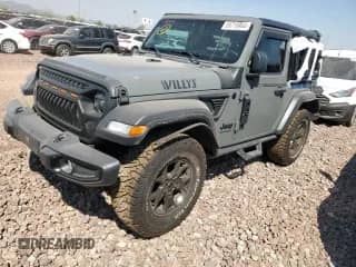2022 Jeep Wrangler Willys с VIN 1C4GJXAG3NW145649, выставлен на аукционе Copart как лот 69719944 с пробегом 32 757 миль миль и Списание • Salvage title. История ставок и продаж доступна на DreamBid. Изображение 1.