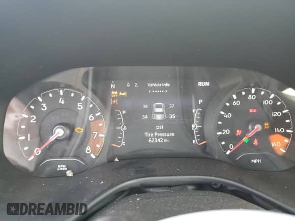 2022 Jeep Compass Latitude Lux с VIN 3C4NJDFBXNT185204, выставлен на аукционе Copart как лот 80005085 с пробегом 62 342 миль миль и Списание • Salvage title. История ставок и продаж доступна на DreamBid. Изображение 9.