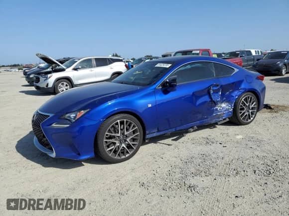 2016 Lexus RC 200t F Sport с VIN JTHHA5BC9G5001597, выставлен на аукционе Copart как лот 54429235 с пробегом 83 919 миль миль и Списание • Salvage title. История ставок и продаж доступна на DreamBid. Изображение 1.