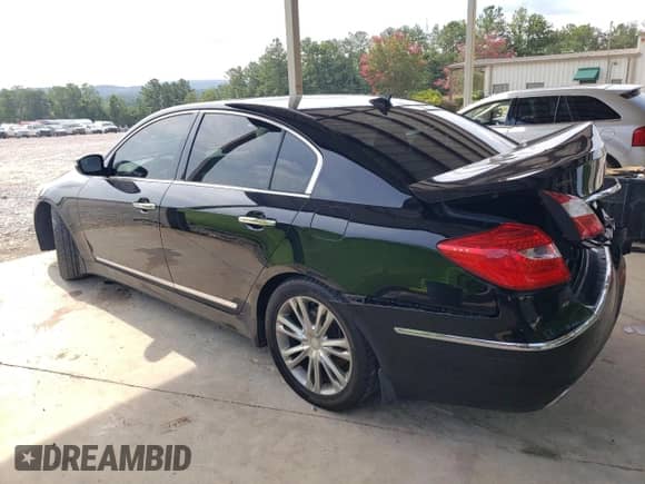 2012 Hyundai Genesis 4.6L with VIN KMHGC4DF3CU205168, listed as a Copart auction lot 65380454 with 175,156 mi miles and Salvage title. Bid and sale history available at DreamBid. Image 2.