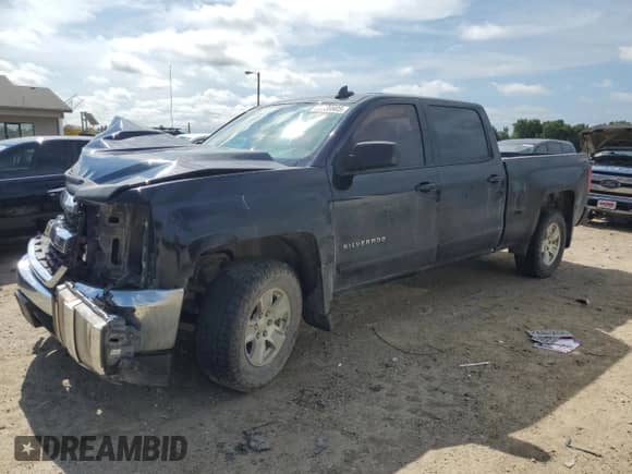 2016 Chevrolet Silverado 1500 LT with VIN 1GCUKREC8GF164607, listed as a Copart auction lot 66339905 with 266,717 mi miles and Salvage title. Bid and sale history available at DreamBid. Image 1.