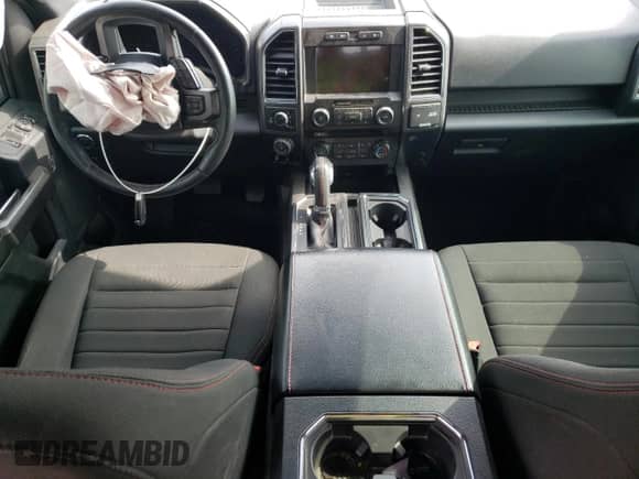 2018 Ford F-150 XL with VIN 1FTEW1E5XJFC84430, listed as a Copart auction lot 81573385 with 75,028 mi miles and Salvage title. Bid and sale history available at DreamBid. Image 8.