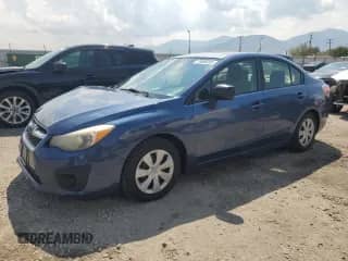 2013 Subaru Impreza with VIN JF1GJAA61DH009372, listed as a Copart auction lot 70856265 with 107,721 mi miles and Salvage title. Bid and sale history available at DreamBid. Image 1.