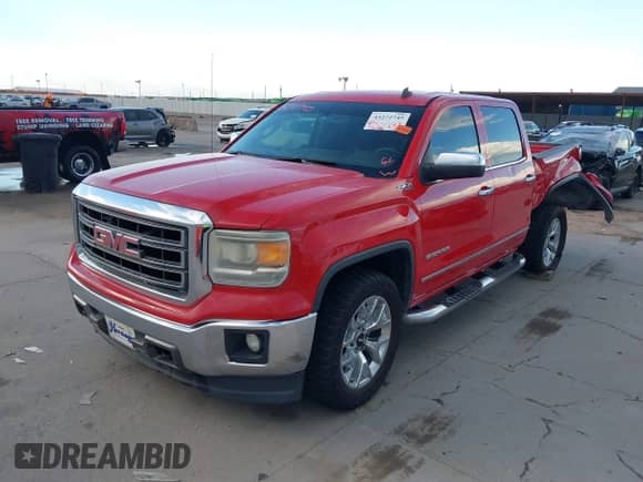 2014 GMC Sierra 1500 SLT z VIN 3GTU2VEC7EG314758, wystawiony jako IAAI lot #43272745 z przebiegiem 265 796 mil mil oraz . Historia ofert i sprzedaży dostępna na DreamBid. Obrazek 2.