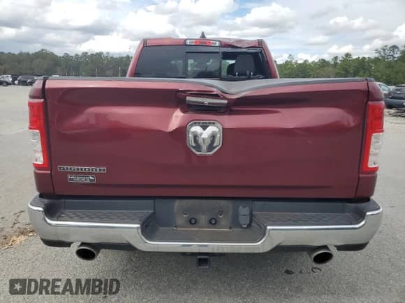 2019 Ram 1500 Big Horn with VIN 1C6RREBT6KN884038, listed as a Copart auction lot 74510464 with 62,721 mi miles and Salvage title. Bid and sale history available at DreamBid. Image 6.