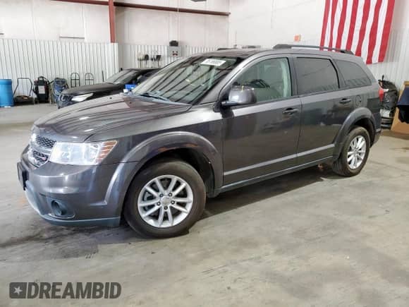 2016 Dodge Journey SXT with VIN 3C4PDCBG9GT135103, listed as a Copart auction lot 85186885 with 151,504 mi miles and Clean title. Bid and sale history available at DreamBid. Image 1.