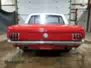1966 Ford Mustang with VIN 6F07T705281, listed as a Copart auction lot 52744635 with 89,364 mi miles and Salvage title. Bid and sale history available at DreamBid. Image 6.
