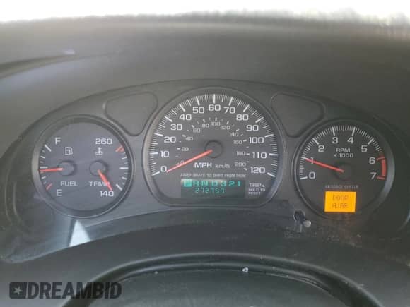 2003 Chevrolet Monte Carlo LS с VIN 2G1WW12E439418278, выставлен на аукционе Copart как лот 69135575 с пробегом 272 757 миль миль и На запчасти • Non repairable. История ставок и продаж доступна на DreamBid. Изображение 9.
