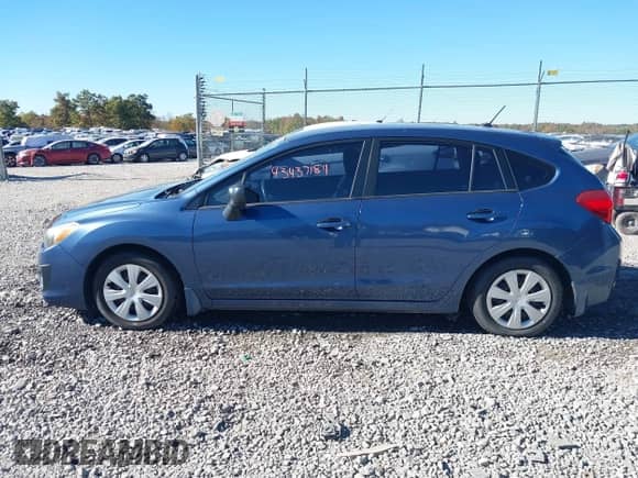 2013 Subaru Impreza 2.0i with VIN JF1GPAA60DH810387, listed as a IAAI auction lot 43437184 with 129,084 mi miles and . Bid and sale history available at DreamBid. Image 15.