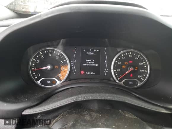 2018 Jeep Renegade Altitude with VIN ZACCJABB5JPJ44425, listed as a Copart auction lot 80088855 with 140,151 mi miles and Clean title. Bid and sale history available at DreamBid. Image 9.