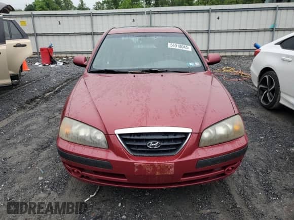 2006 Hyundai Elantra GLS z VIN KMHDN56D86U183512, wystawiony jako Copart lot #56918045 z przebiegiem 247 802 mil mil oraz Szkoda całkowita • Salvage title. Historia ofert i sprzedaży dostępna na DreamBid. Obrazek 5.