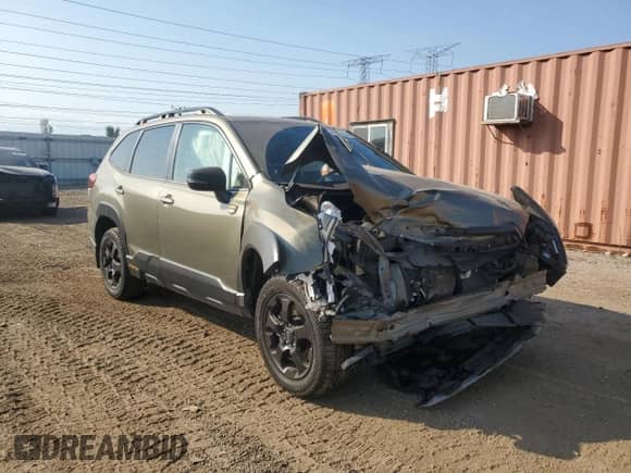 2022 Subaru Forester Wilderness with VIN JF2SKAMCXNH466283, listed as a Copart auction lot 80413265 with 64,557 mi miles and Salvage title. Bid and sale history available at DreamBid. Image 4.