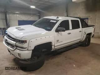 2017 Chevrolet Silverado 1500 LTZ z VIN 3GCUKSEJ6HG169441, wystawiony jako Copart lot #61245275 z przebiegiem 56 906 mil mil oraz Szkoda całkowita • Salvage title. Historia ofert i sprzedaży dostępna na DreamBid. Obrazek 1.