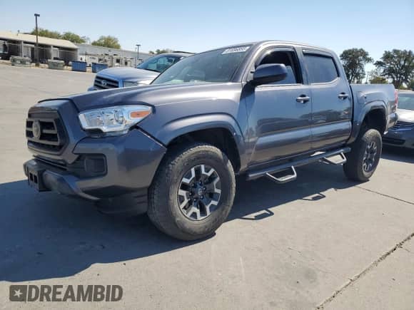 2021 Toyota Tacoma SR с VIN 3TYAX5GN2MT031532, выставлен на аукционе Copart как лот 81696855 с пробегом 23 073 миль миль и Списание • Salvage title. История ставок и продаж доступна на DreamBid. Изображение 1.