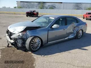 2015 Hyundai Equus Signature с VIN KMHGH4JH8FU100380, выставлен на аукционе Copart как лот 68477395 с пробегом 118 787 миль миль и Списание • Salvage title. История ставок и продаж доступна на DreamBid. Изображение 1.