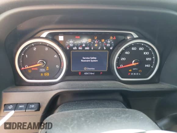 2021 Chevrolet Silverado 3500HD High Country with VIN 1GC4YVEY5MF116271, listed as a Copart auction lot 48855695 with 48,414 mi miles and Salvage title. Bid and sale history available at DreamBid. Image 9.