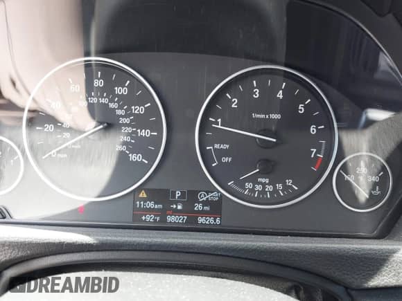 2014 BMW 3 Series 328i with VIN WBA3A5C53EP603874, listed as a IAAI auction lot 42500353 with 98,027 mi miles and . Bid and sale history available at DreamBid. Image 7.