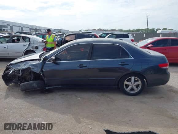 2004 Honda Accord EX with VIN 1HGCM56744A103507, listed as a IAAI auction lot 43334779 with 261,469 mi miles and . Bid and sale history available at DreamBid. Image 14.