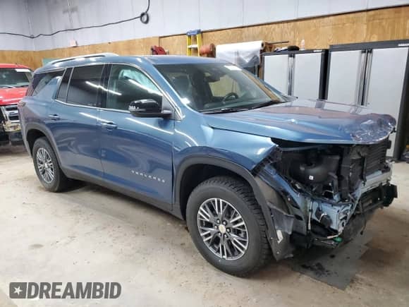 2025 Chevrolet Traverse AWD LT с VIN 1GNEVGRS9SJ154697, выставлен на аукционе Copart как лот 61910305 с пробегом 15 602 миль миль и Чистый • Clean title. История ставок и продаж доступна на DreamBid. Изображение 4.