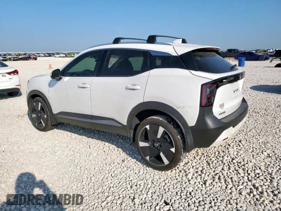 2025 Nissan Kicks SR with VIN 3N8AP6DA7SL328029, listed as a Copart auction lot 80078635 with 5,436 mi miles and Salvage title. Bid and sale history available at DreamBid. Image 2.